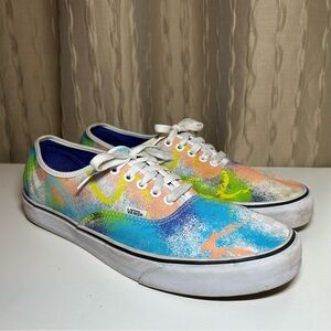 Vans Authentic Retro Mart Men's 12 Multi Color Low Top Canvas Sneakers